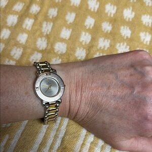 Vintage Peugeot Gold and Silver Watch